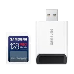 Card memorie PRO Ultimate 128GB, Class 10, UHS-I U3, V30 + Adaptor USB