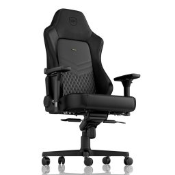 Scaun Gaming HERO Real Leather Gaming Chair - Black/Black
