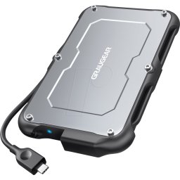 HDD Rack Graugear Ext Gehäuse f. 2,5" SSD/HDD USB-C3.2 Gen2