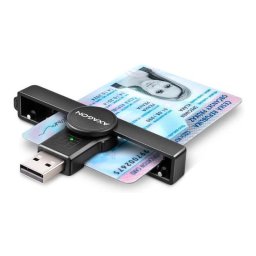 Card reader Card Reader CRE-SMPA, USB, Smart Card, PocketReader, Negru