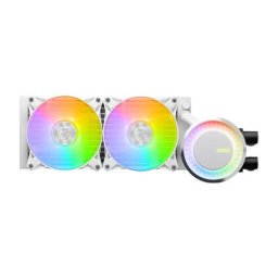 Cooler procesor MAG Coreliquid E240, ARGB, 2x 120mm, Alb