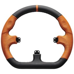 Asetek SimSports GT Rim - Closed D, Leder - orange
