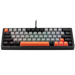 Tastatura GameZone Evo1 Hot SWAP 63,Fara fir, Bluetooth, USB, Wireless, Layout US, Negru