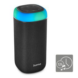 Boxa portabila Shine 2.0, Bluetooth 5.0, Autonomie 12 ore, 2000 mAh, Negru