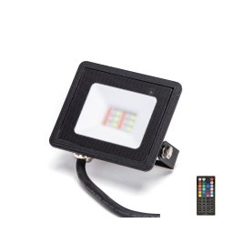 Aigostar - Proiector LED RGBW, 10W, 230V, IP65, cu telecomandă