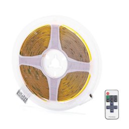 Bandă LED dimabilă Aigostar 5m LED/36W/24/230V 3000K + telecomandă