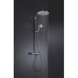 Sistem de dus Grohe Rainshower SmartActive, termostat, aparent, 310 mm, anti-calcar, anti-oparire, crom - 26647000