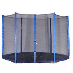 Spartan: Plasă de protecție pentru trambuline de 305 cm, albastru - 3 picioare, 6 stâlpi