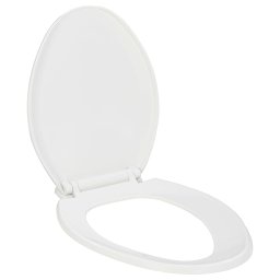 Capac WC cu închidere silentioasa, eliberare rapida, alb GartenMobel Dekor