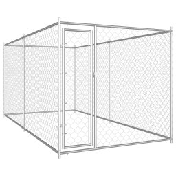 Padoc pentru caini de exterior, 382 x 192 x 185 cm GartenMobel Dekor