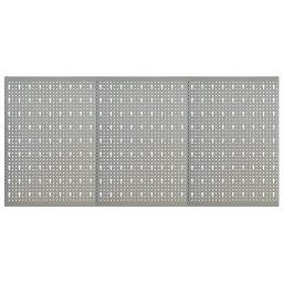 Panouri pentru scule de perete, 3 buc., 40 x 58 cm, otel GartenMobel Dekor