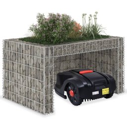 Garaj masina tuns iarba, strat înaltat, 110x80x60 cm sarma otel GartenMobel Dekor