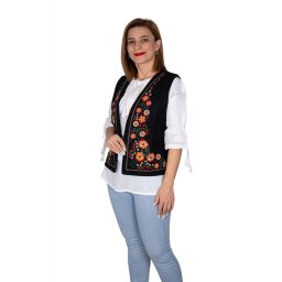 Vesta brodata cu model traditional Damiana 2