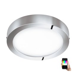 Plafonieră LED RGBW dimabilă pentru baie Eglo 33667 FUEVA-C 21W/230V d. 30cm
