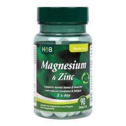 H&B Magneziu cu Zinc 90 tablete
