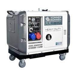 Generator de curent KS 9300DE-1/3 ATSR,putere max 7,5 kVA , pornire electrica , AVR , diesel , sistem VTS , rezervor 15 L