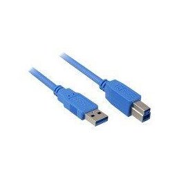 Sharkoon Cable USB 3.0 A-B black 1,0m