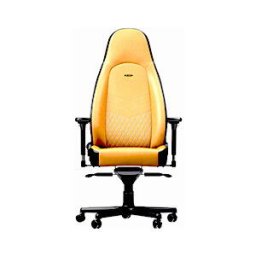 Scaun Gaming ICON Real Leather Gaming Chair - Cognac/Black