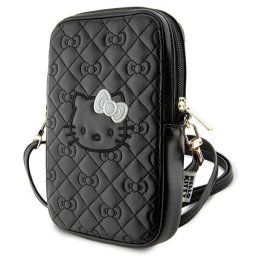 Quilted Bows Strap bag - black