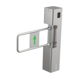 Poarta batanta partea dreapta, Card MiFare, Brat metalic, latime banda 900mm, Hikvision DS-K3BC411X-RS-M-Dp90