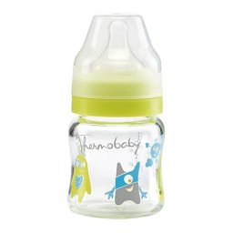 Thermobaby set 2 biberoane sticla gat larg 120ml MONSTER