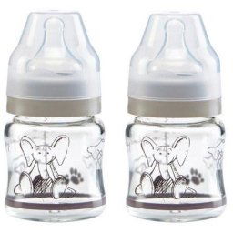 Thermobaby set 2 biberoane sticla gat larg 120ml SAVANA