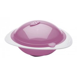 Castron cu capac pentru microunde Orchid pink