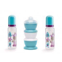 Thermobaby Set 2 biberoane PP + recipient mancarica
