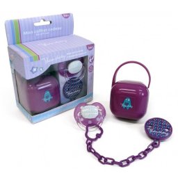 Thermobaby Set suzeta si accesorii, Purple