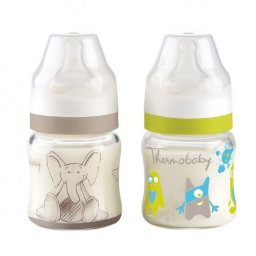 Thermobaby set 2 biberoane sticla gat larg 120ml