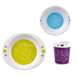 Set pentru masa din melamina FIREWORKS Thermobaby