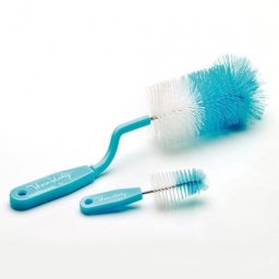 Set 2 perii pentru biberoane si tetine -Turcoaz