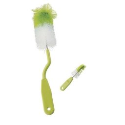 Set 2 perii pentru biberoane si tetine -Verde