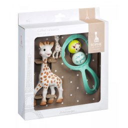 Vulli Set cadou Girafa Sophie, zornaitoare"Swing" si breloc