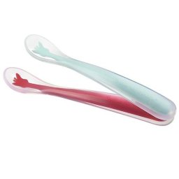 Vulli Set 2 lingurite silicon Girafa Sophie