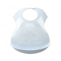 Baveta din plastic SOFT, Baby Blue