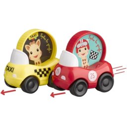 Set de 2 vehicule Girafa Sophie