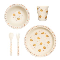 Set de masa din bambus Albinuta vesela Sass & Belle