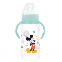 DISNEY MICKEY BIBERON 360 ML ANTICOLICI , DEBIT VARIABIL, CU MANER