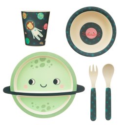 Set de masa din bambus Space Explorer