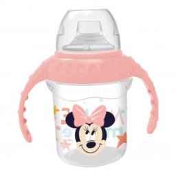 DISNEY MINNIE CANA CU CAPAC SI MANERE 250 ML, CIOC DIN SILICON
