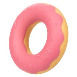 California Exotics Naughty Bits Dickin Donuts Silicone Donut Cock Ring Pink