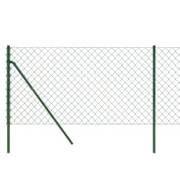 Gard de plasa de sarma, verde, 1x10 m GartenMobel Dekor