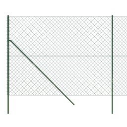 Gard de plasa de sarma, verde, 1,6x10 m GartenMobel Dekor