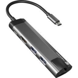 Hub Natec USB 3.0 X2 HDMI 4K USB-C