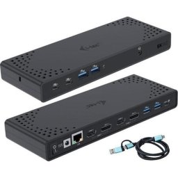 Docking Station, i-tec, USB 3.0 / USB-C / Thunderbolt Dual Display + PD 100W