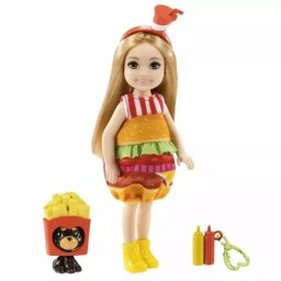 Barbie Chelsea Club: păpușă cu figurină de cățel