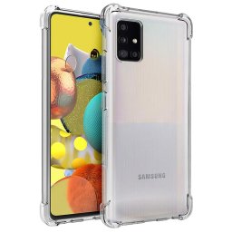 Husa Husa pentru Samsung Galaxy A51 4G - Techsuit Shockproof Clear Silicone - Clear