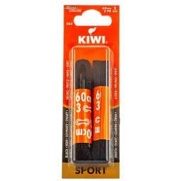 Kiwi Sireturi de pantofi 60 cm 2 perechi Sport Negru