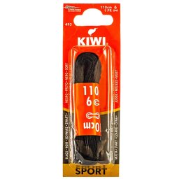Kiwi Sireturi de pantofi 110 cm Sport Negru